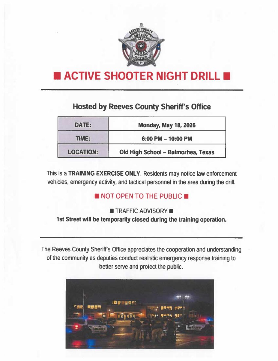 Active Shooter Night Drill May 18, 2026