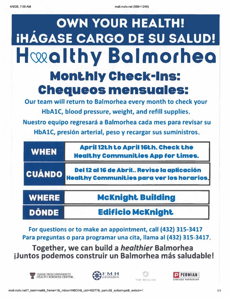 link to Healthy Balmorhea Monthly Check-Ins for April 2026 &ndash; Spanish