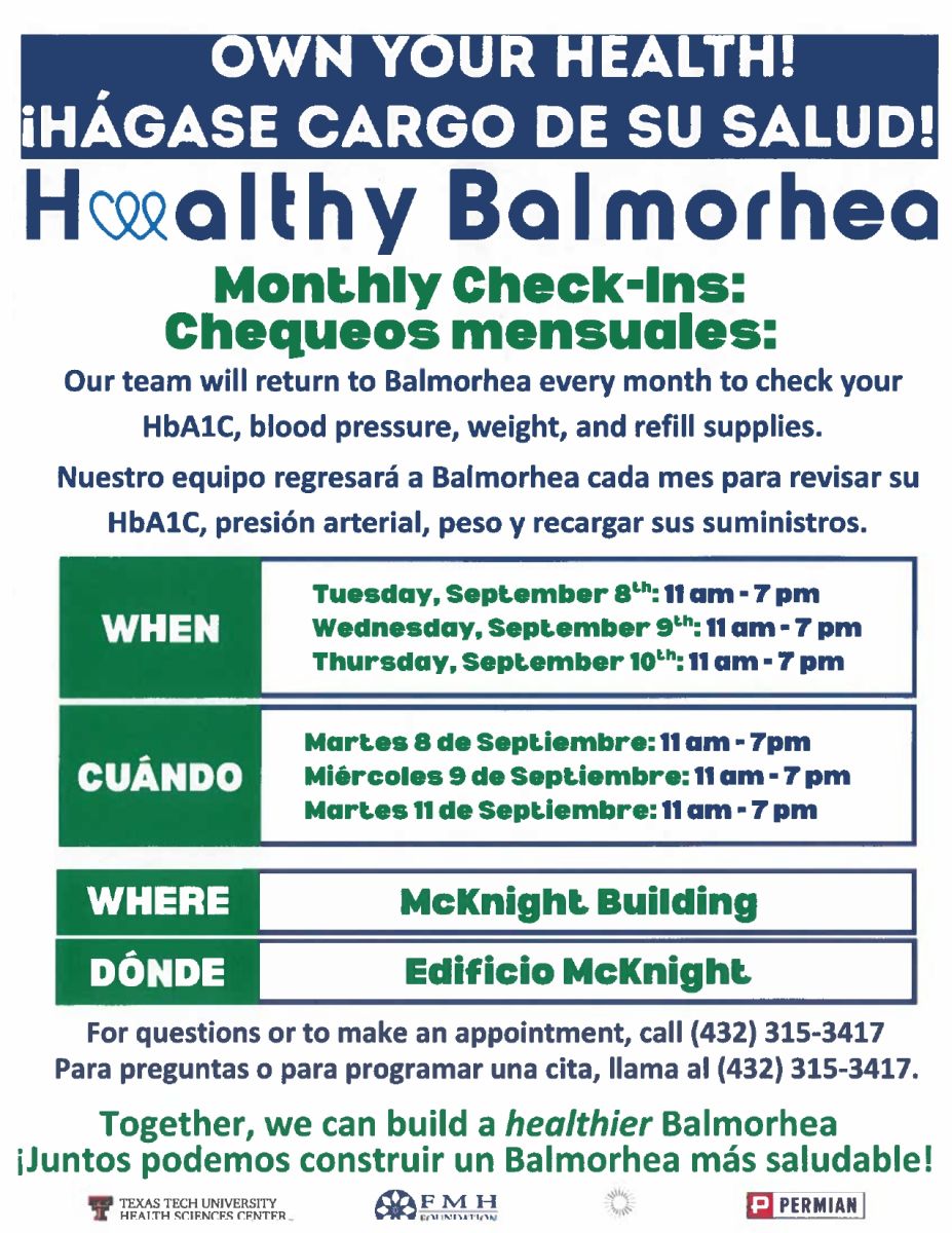 Healthy Balmorhea September 8-10, 2026 flyer