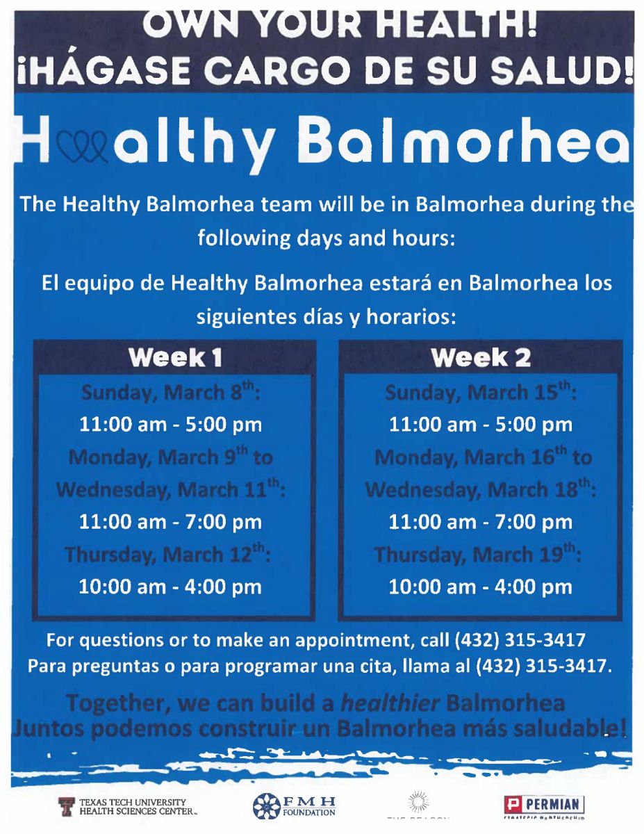 Own Your Health flyer